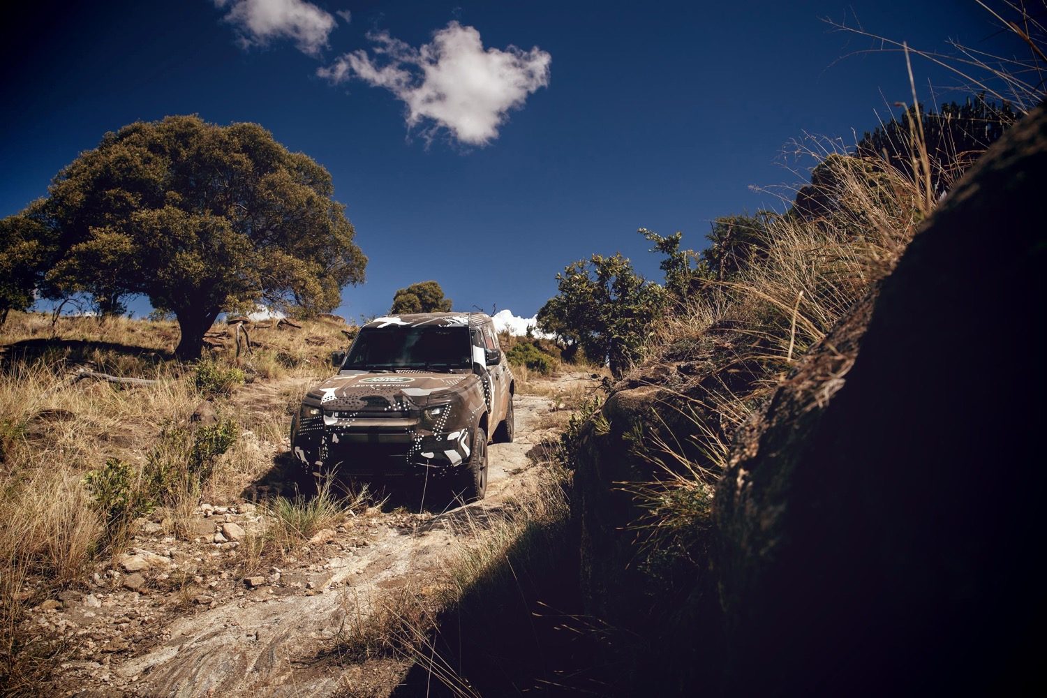 Land Rover Defender testing in Kenya