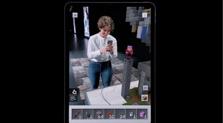 Minecraft Earth AR WWDC apple
