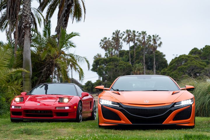 2019 Acura NSX vs 1991 Acura NSX