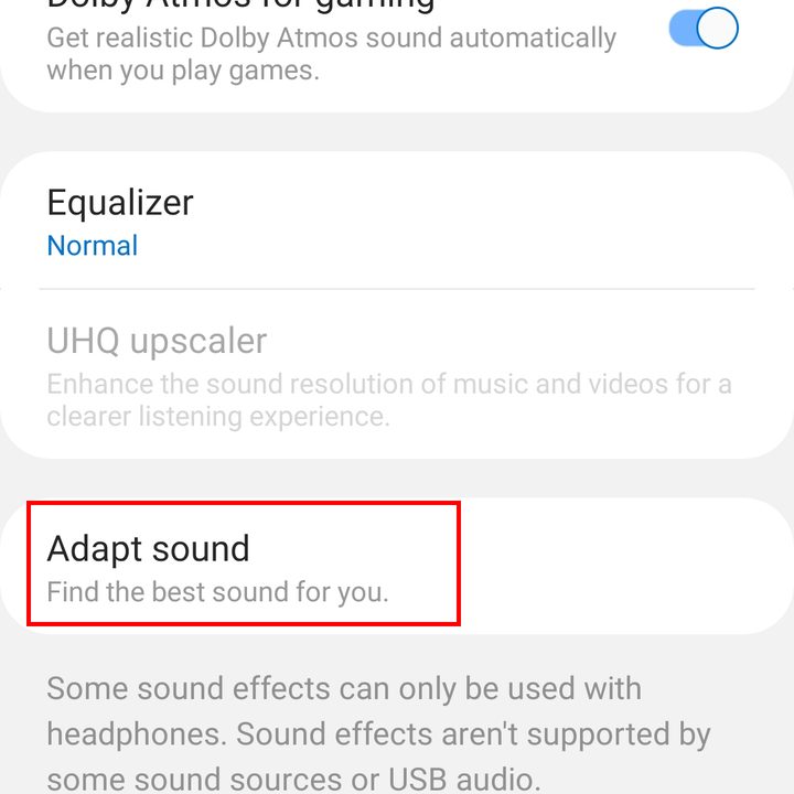 Galaxy S10 tips - customize sound