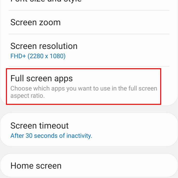 Galaxy S10 tips - hide hole-punch camera