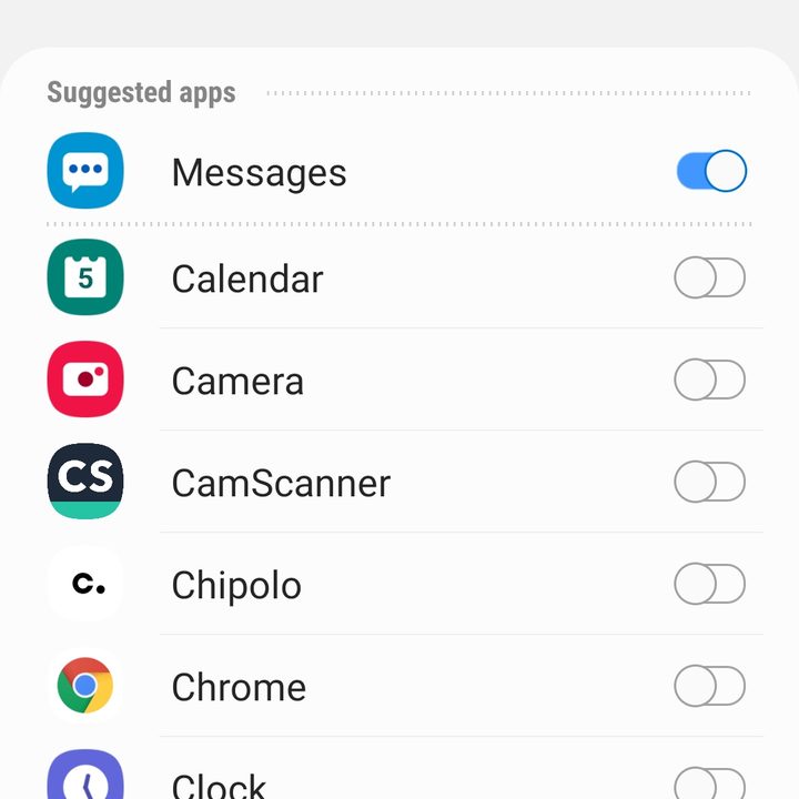 Galaxy S10 tips - pop-up view