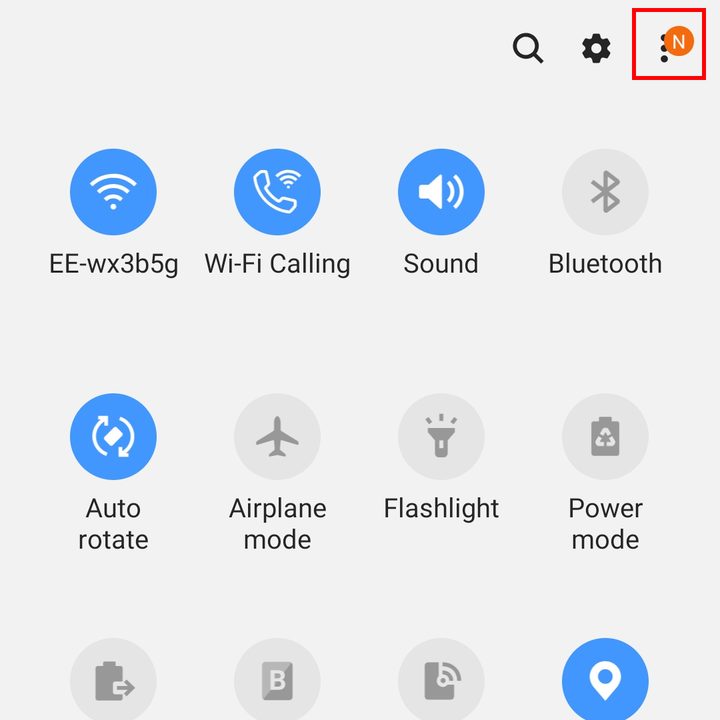 Galaxy S10 tips - quick settings