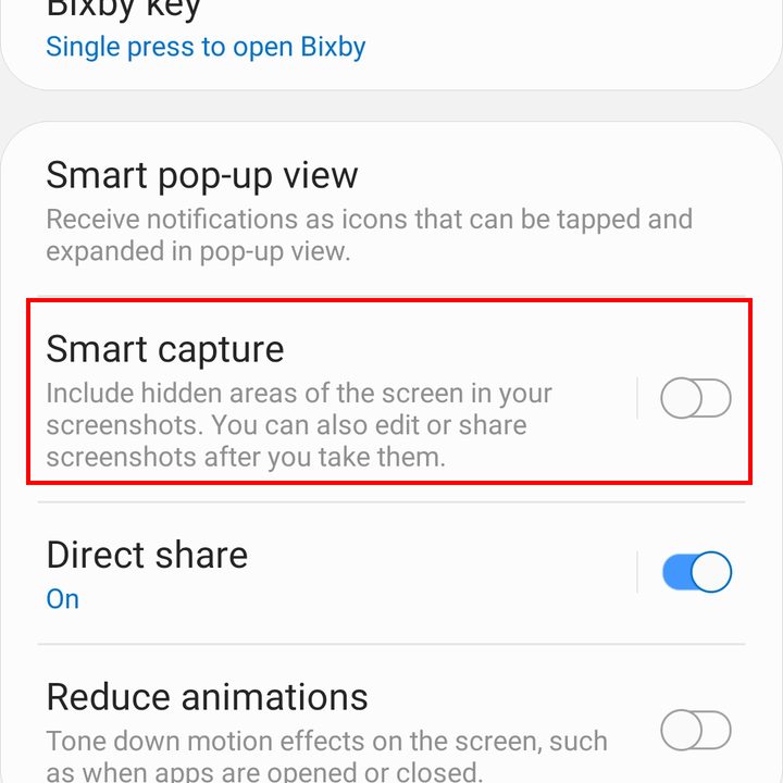 Galaxy S10 tips - screenshot