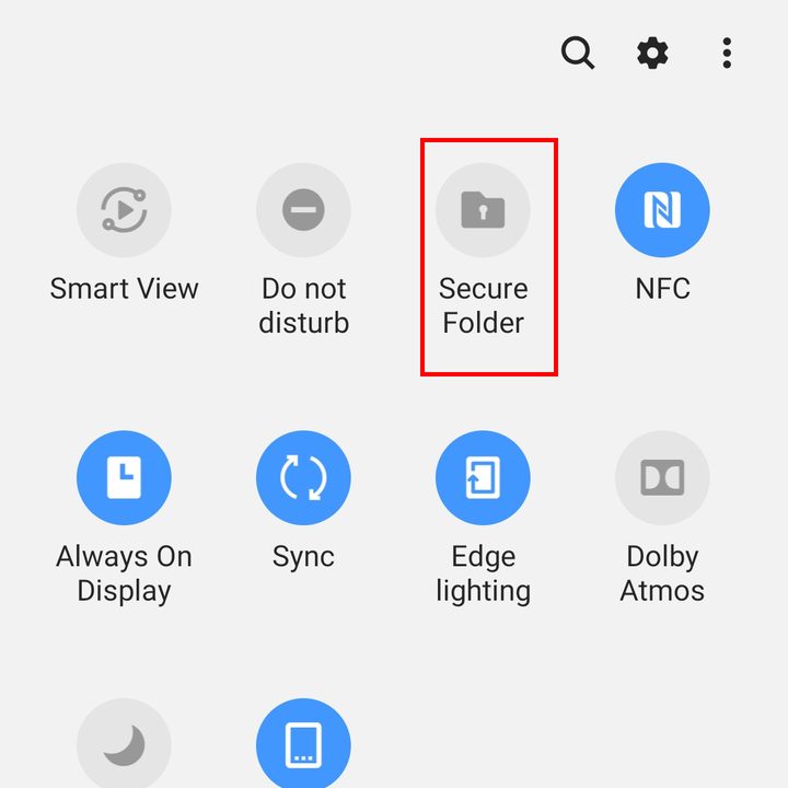 Galaxy S10 tips - secure folder