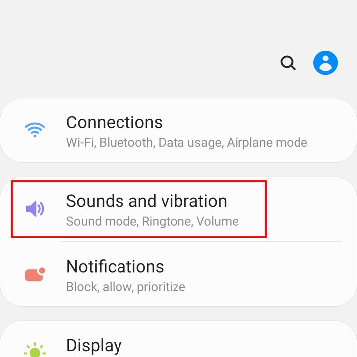 Galaxy S10 tips - sounds off