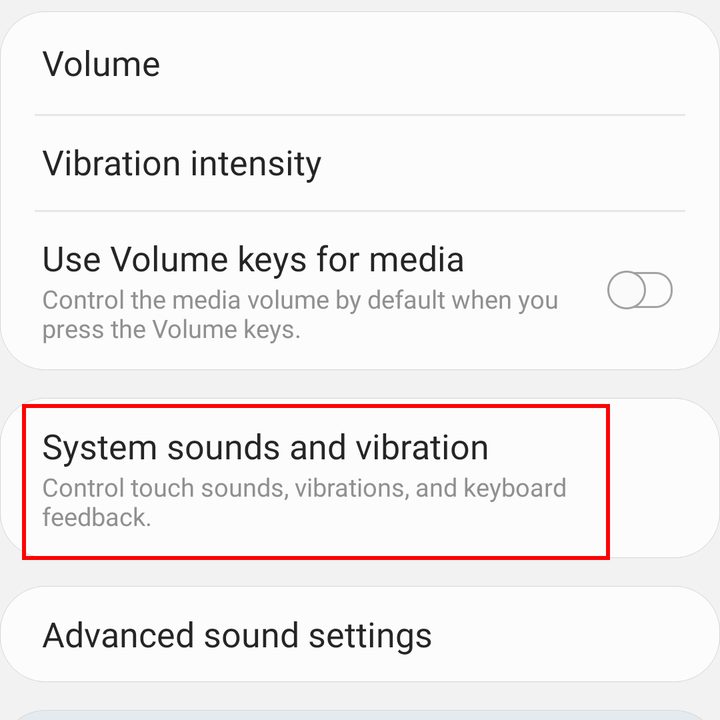 Galaxy S10 tips - sounds off