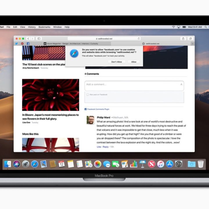 Apple screenshot of Safari browser