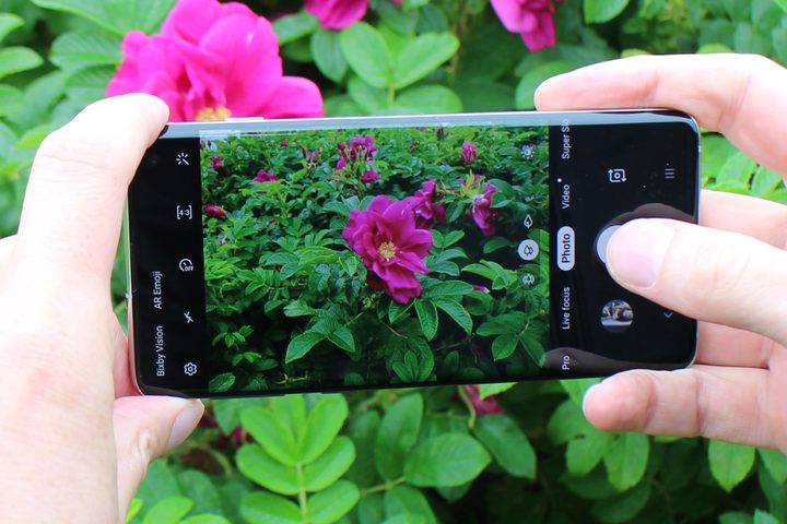 Samsung Galaxy S10 Camera App