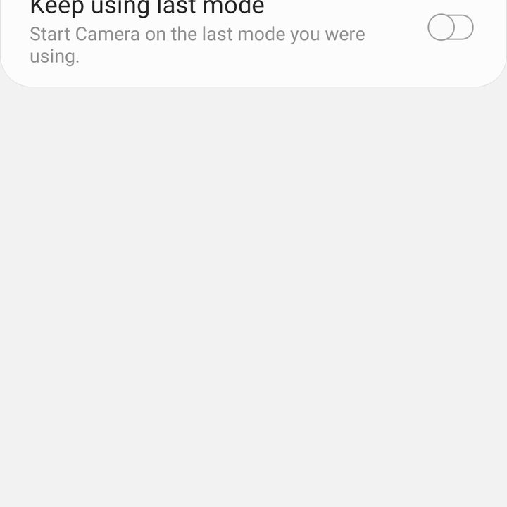 Samsung Galaxy S10 Camera modes