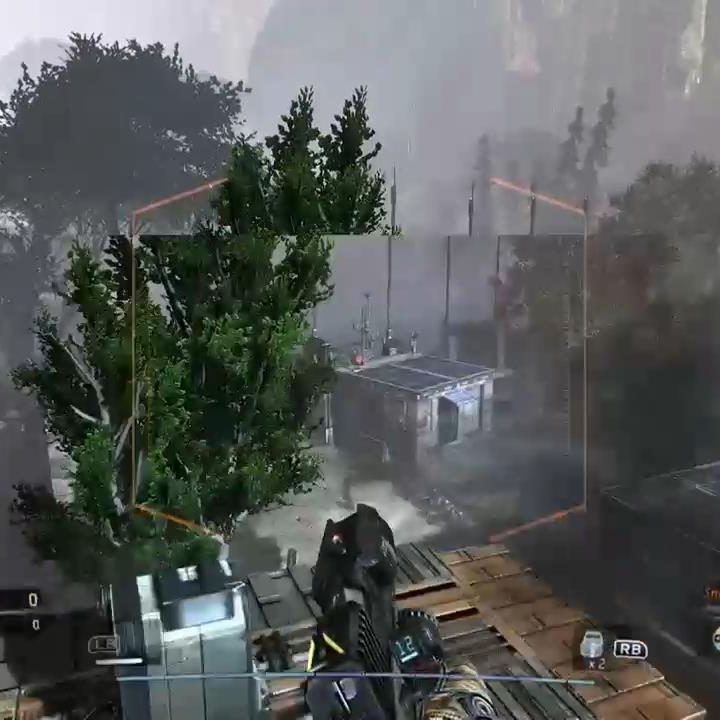 Game screen showing tearing visual effect.