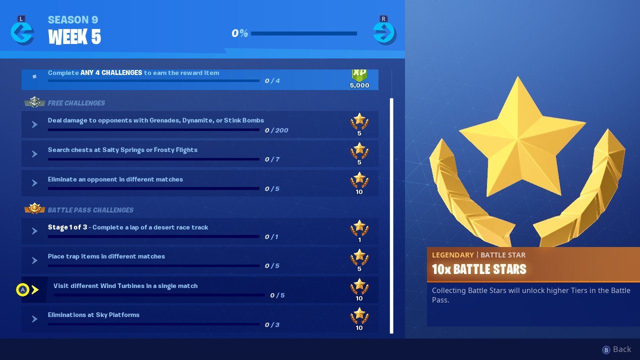 fortnite week 5 challenges fortnite wind turbines
