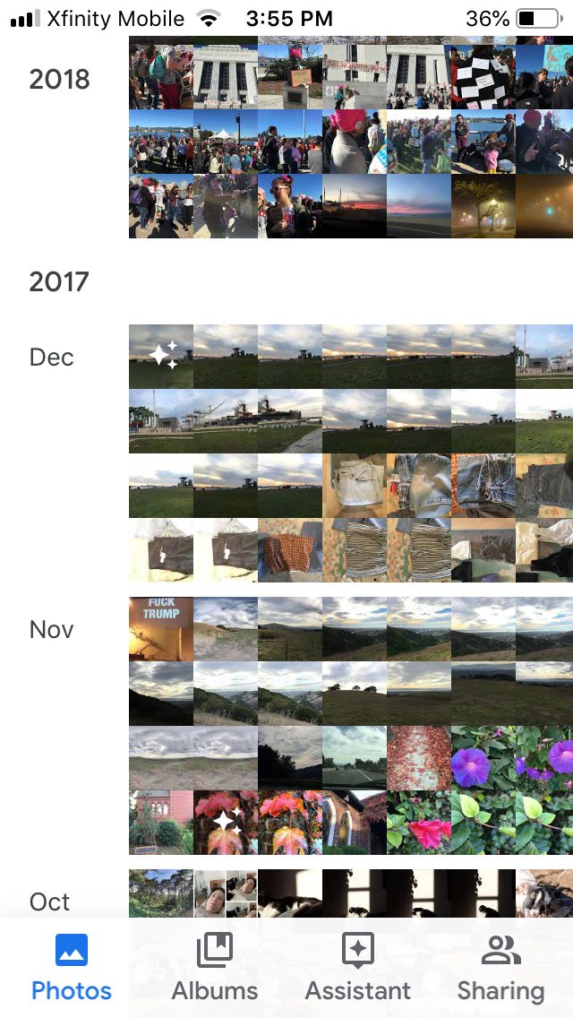 how to use google photos albums