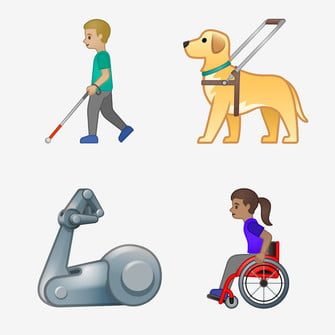 android emojis-disability-arm-dog-2-335x335