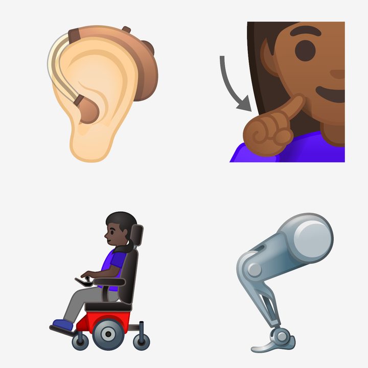 world emoji day new emojis for iphone android q disability leg hearing 2