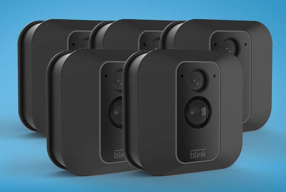 amazon pre prime day deals on blink xt outdoor security cameras xt2 smart camera  5 kit 1