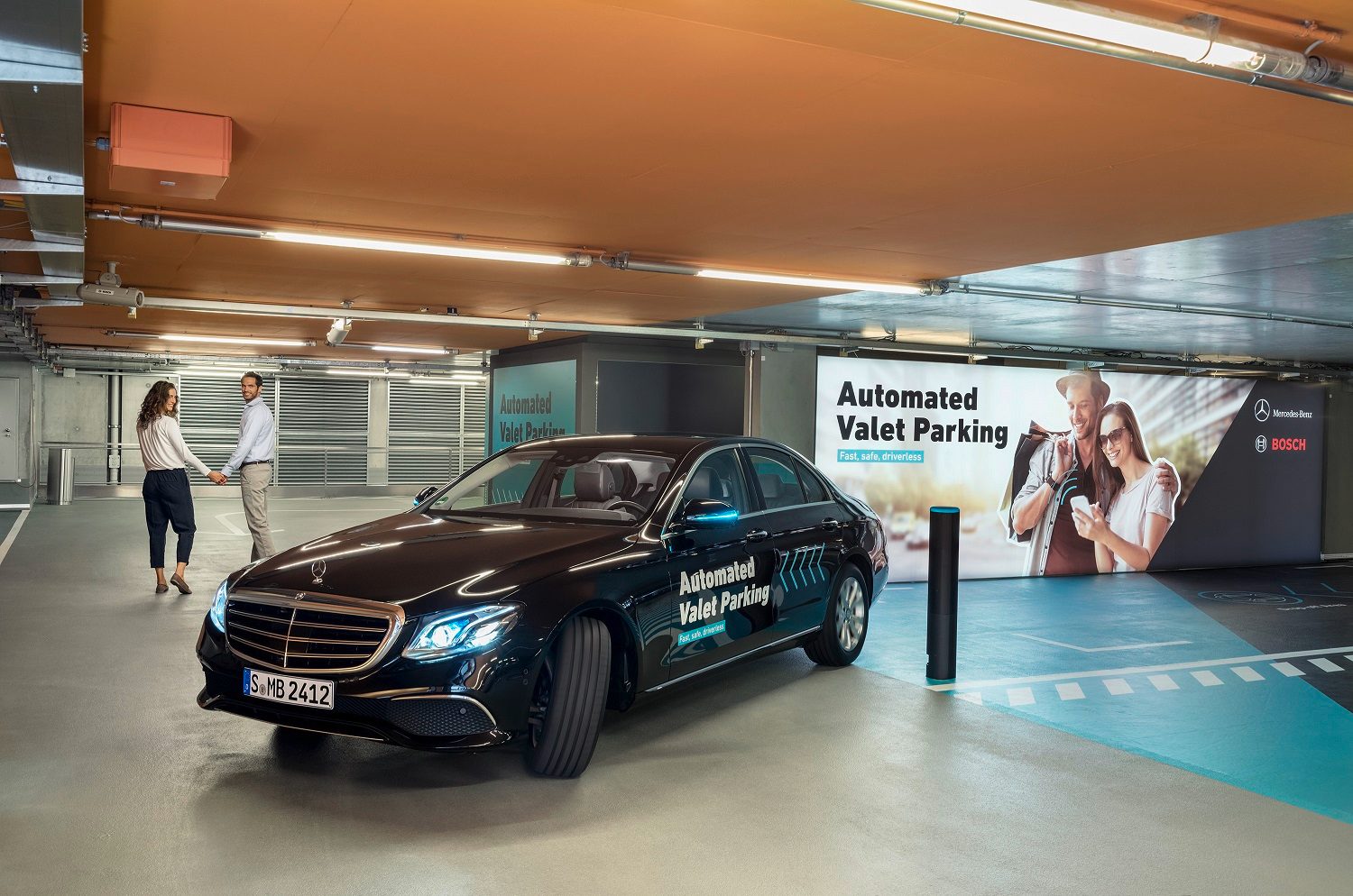 mercedes benz and bosch develop automated parking technology 2