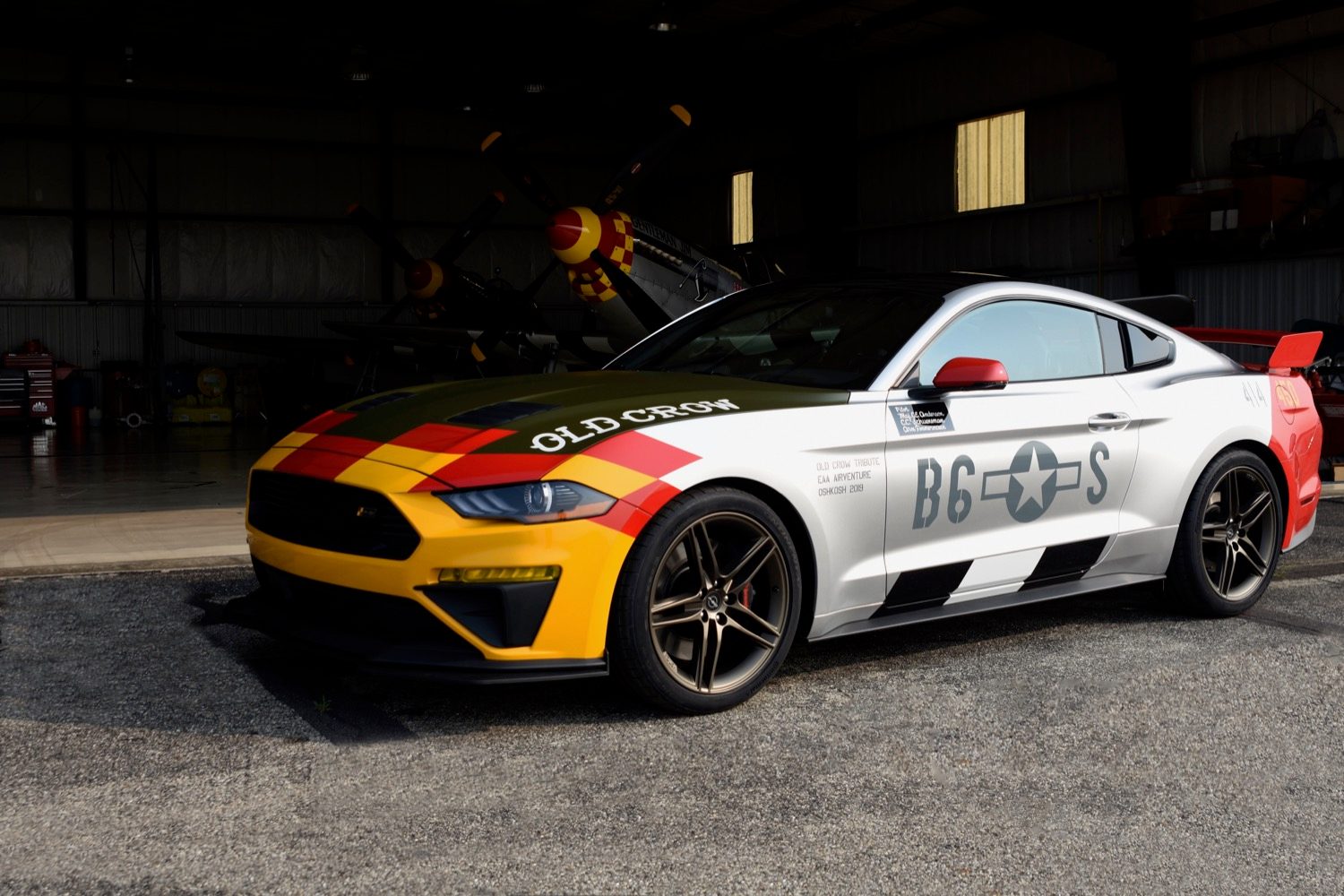 ford and roush old crow mustang gt