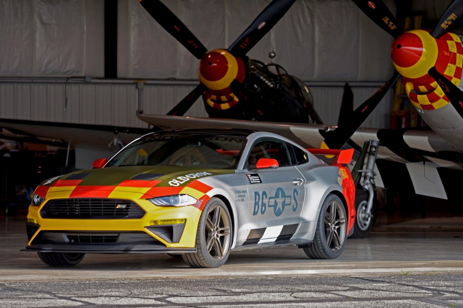 ford and roush old crow mustang gt