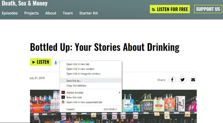 How to download a podcast