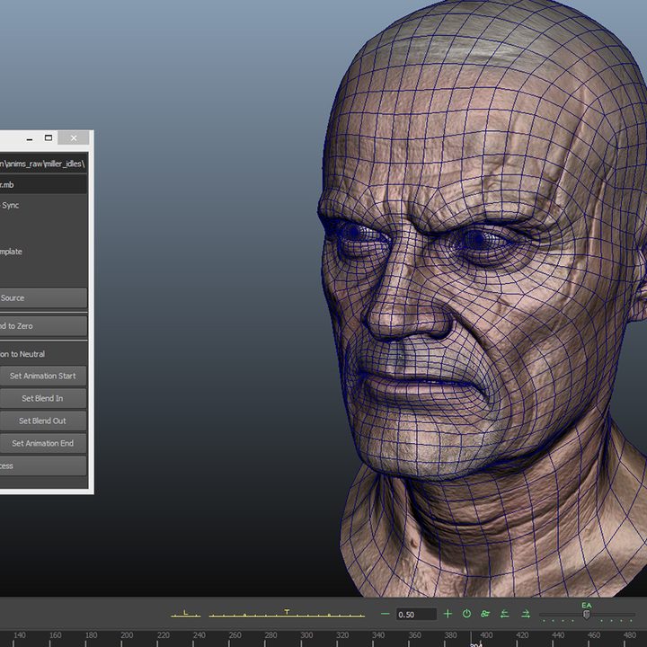 cubic motion scanning technology mocap animation processing
