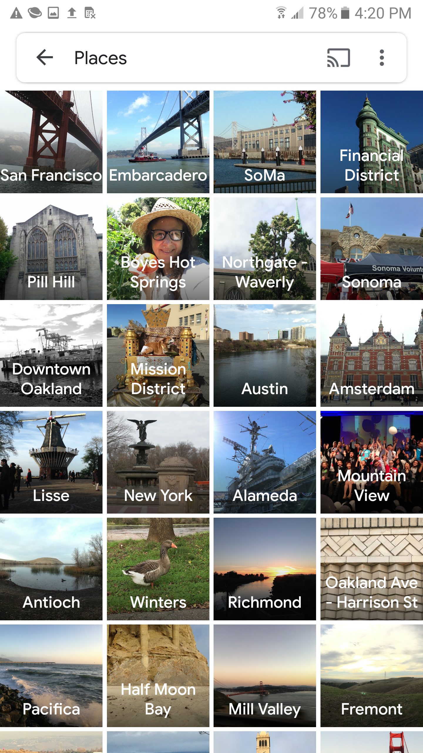 how to use google photos photosplaces