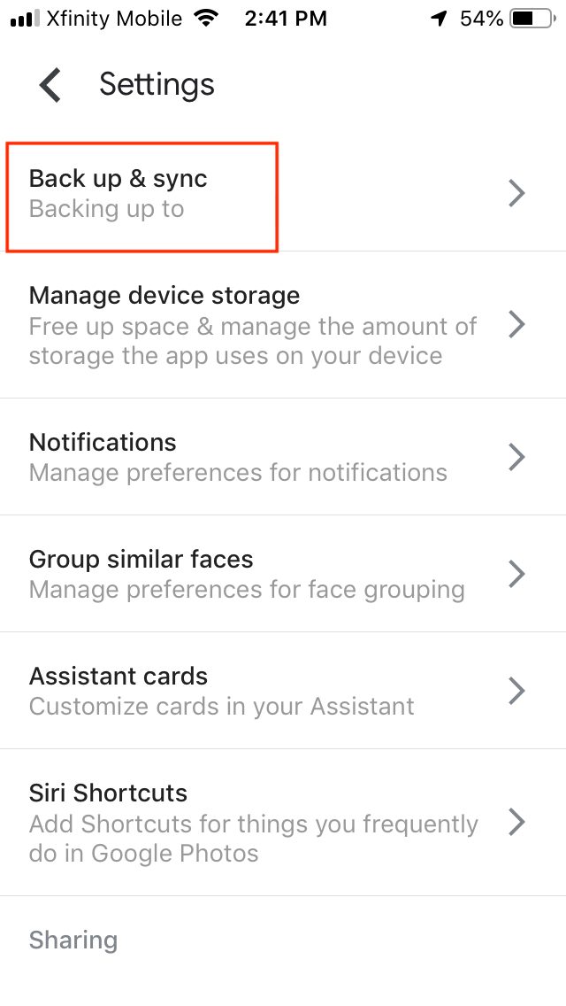 how to use google photos photossettings2222