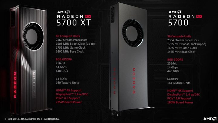 AMD Radeon RX 5700 and 5700 XT