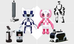 toyota shows off mascot robots and tiny autonomous car for tokyo olympics  2020