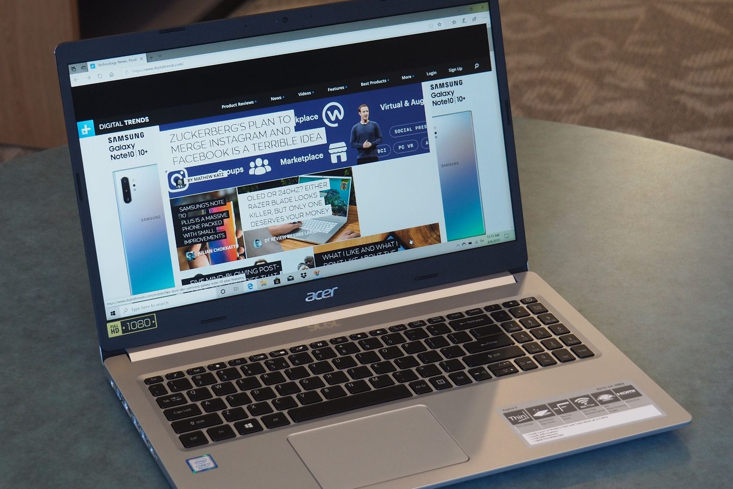 Acer Aspire 5 (2019) review: A $400 laptop that doesn't suck