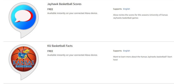Alexa college basketball skills