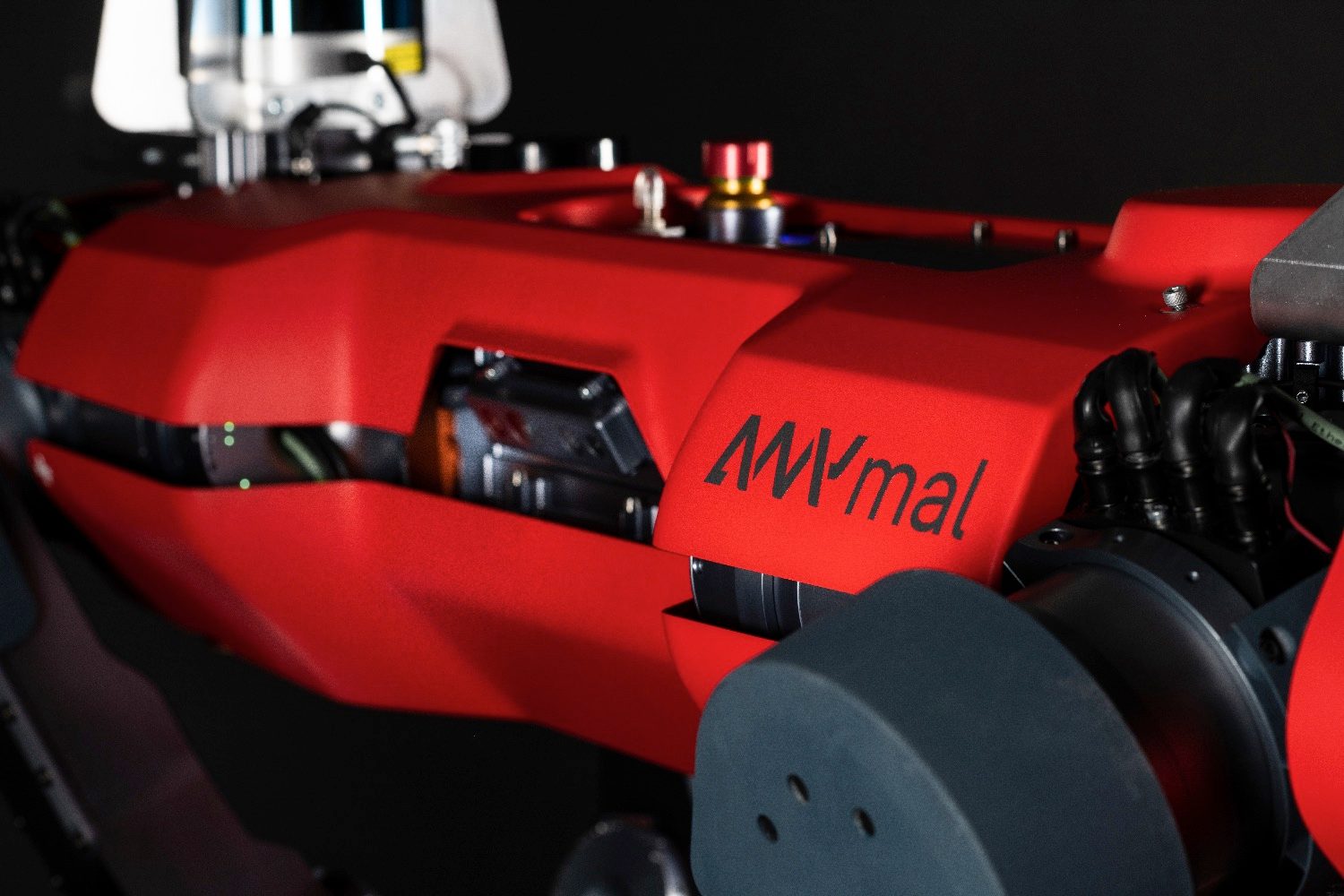 anymal c robot release side close up with logo