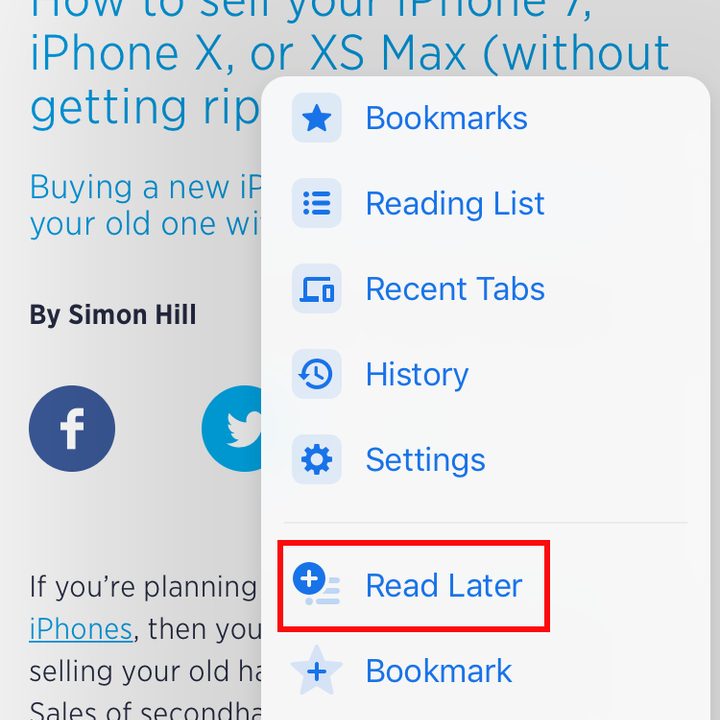 chrome tips android ios read later 2