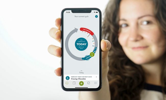 Clue app main screen