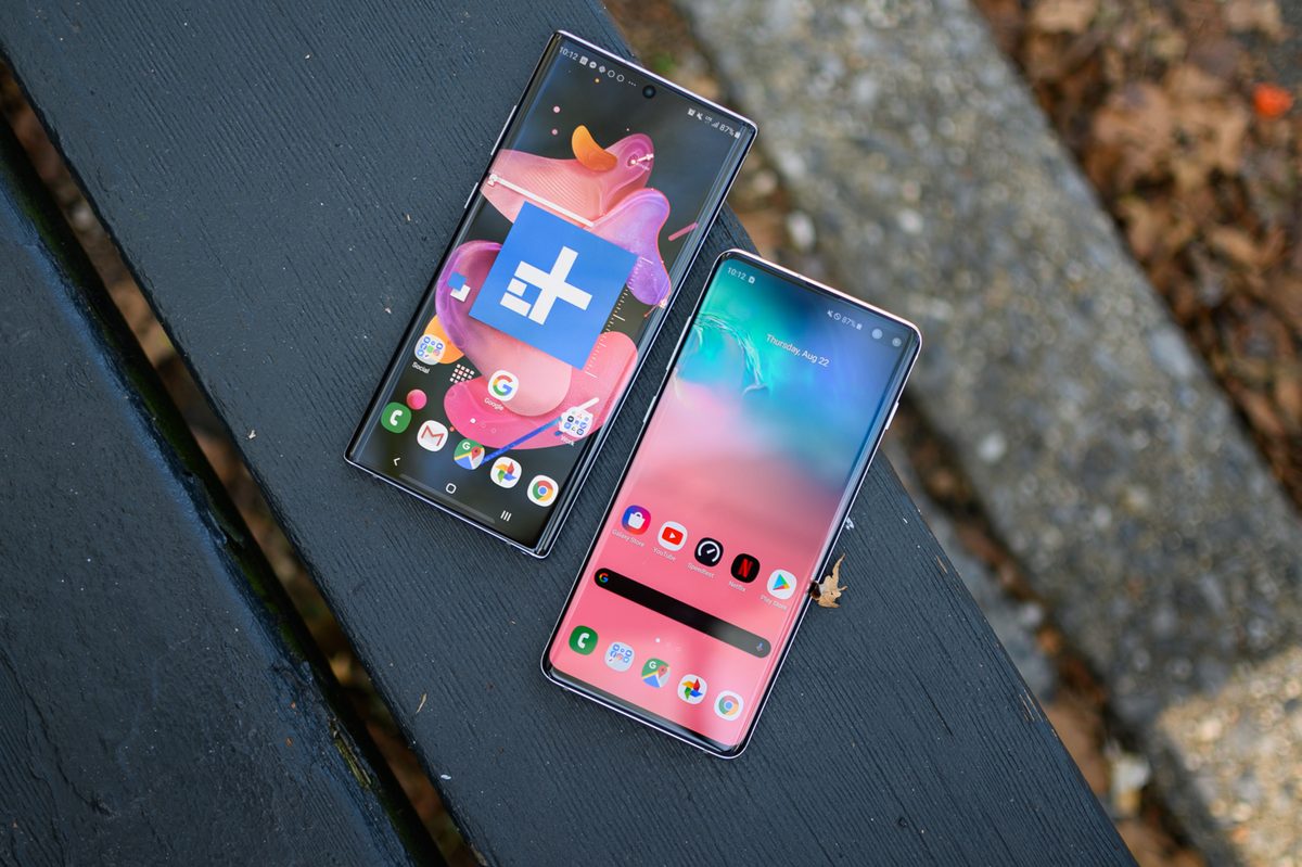 Samsung Galaxy Note 10 Plus and Galaxy S10 Plus