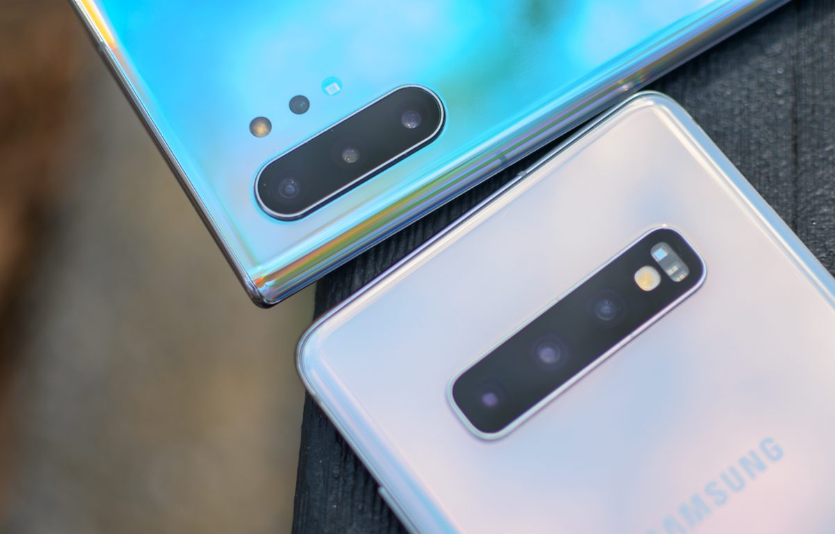 Samsung Galaxy Note 10 Plus and Galaxy S10 Plus