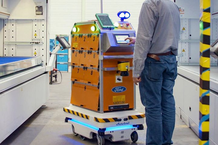 Ford's self-driving robot