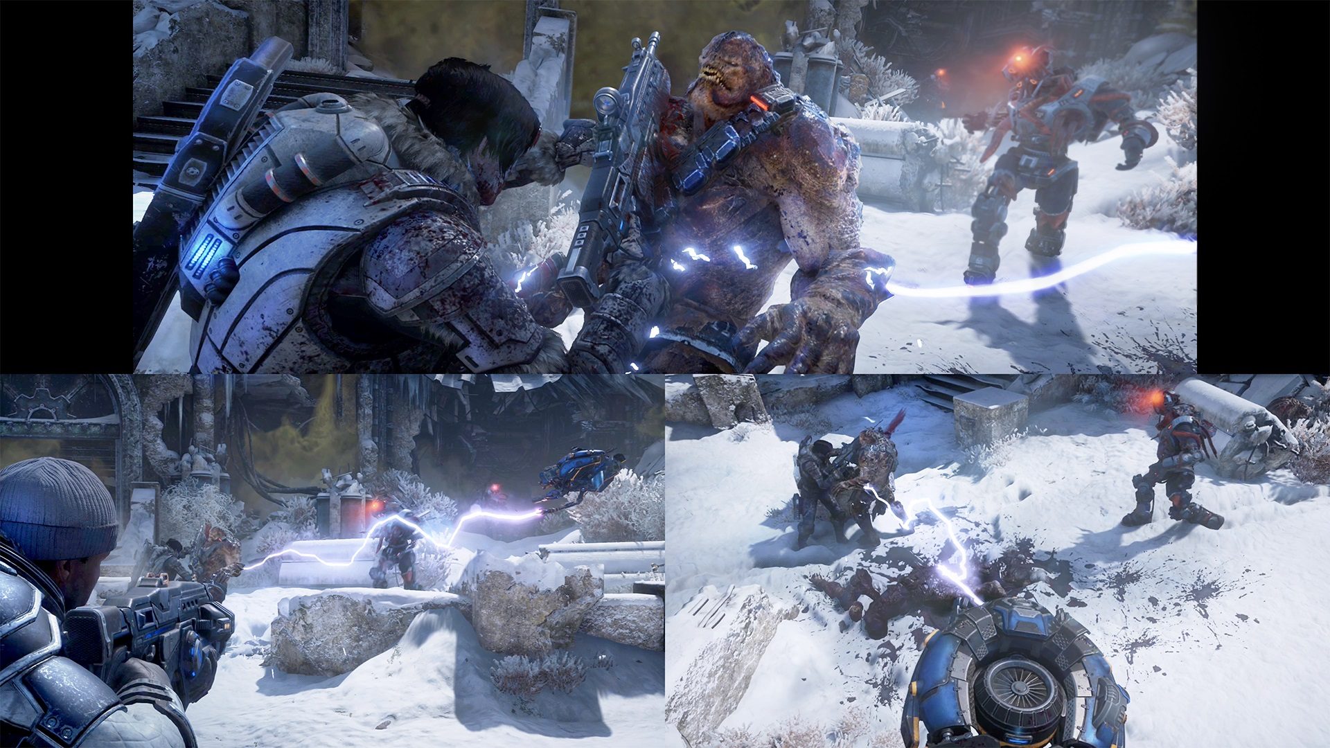 Gears 5 Campaign - Sand Overworld Splitscreen