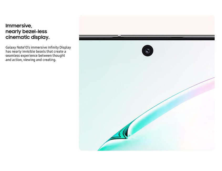 samsung galaxy note 10 marketing materials leak camera