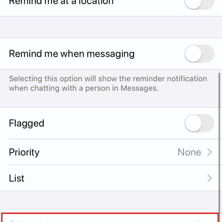 how to use reminders in ios 13 adding subtasks 1