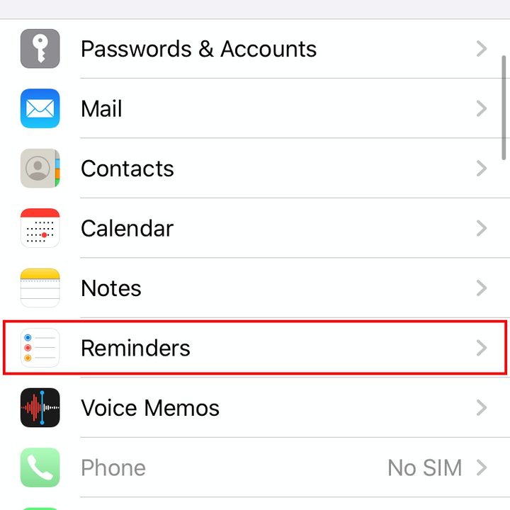 how to use reminders in ios 13 settings 1