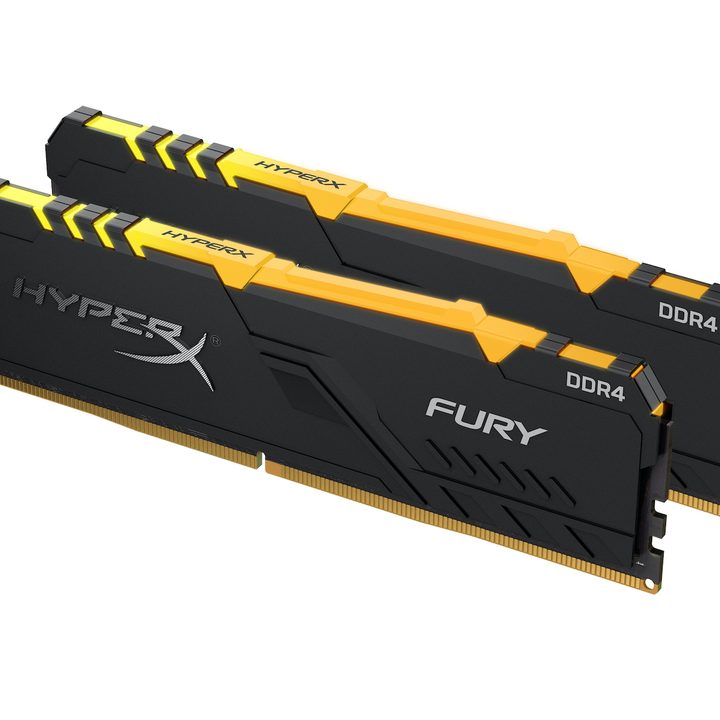 HyperX DDR4 memory modules.