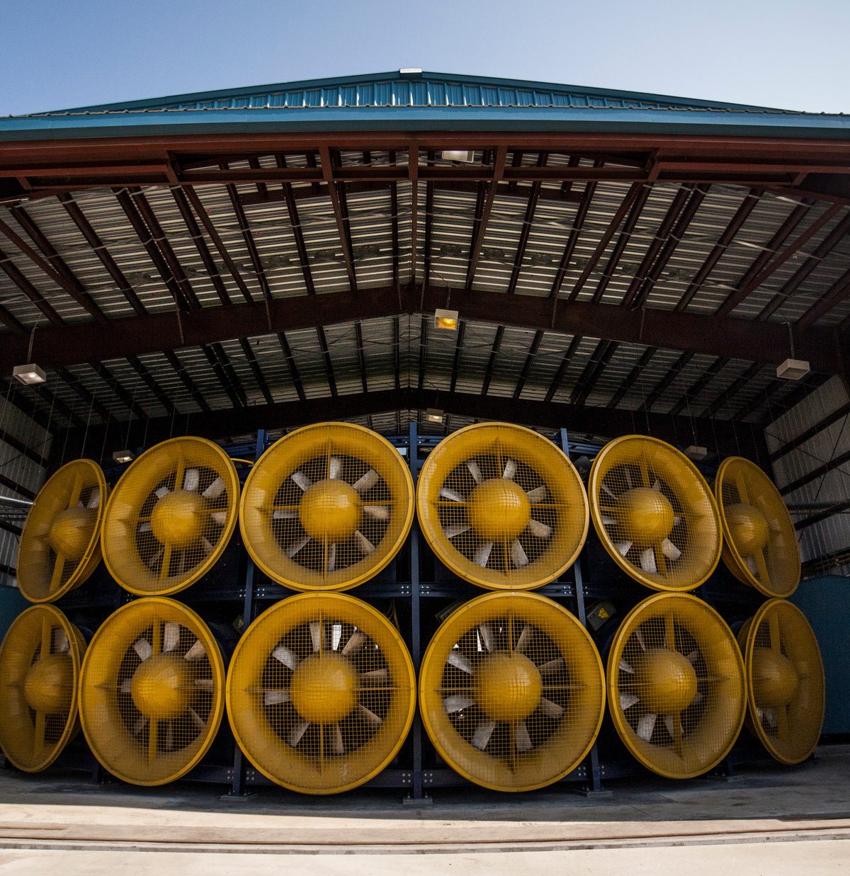The National Hazards Engineering Research Infrastructure's Wall of Wind at Florida International University.