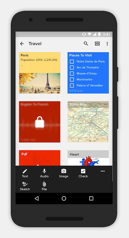 Notebook notetaking app.