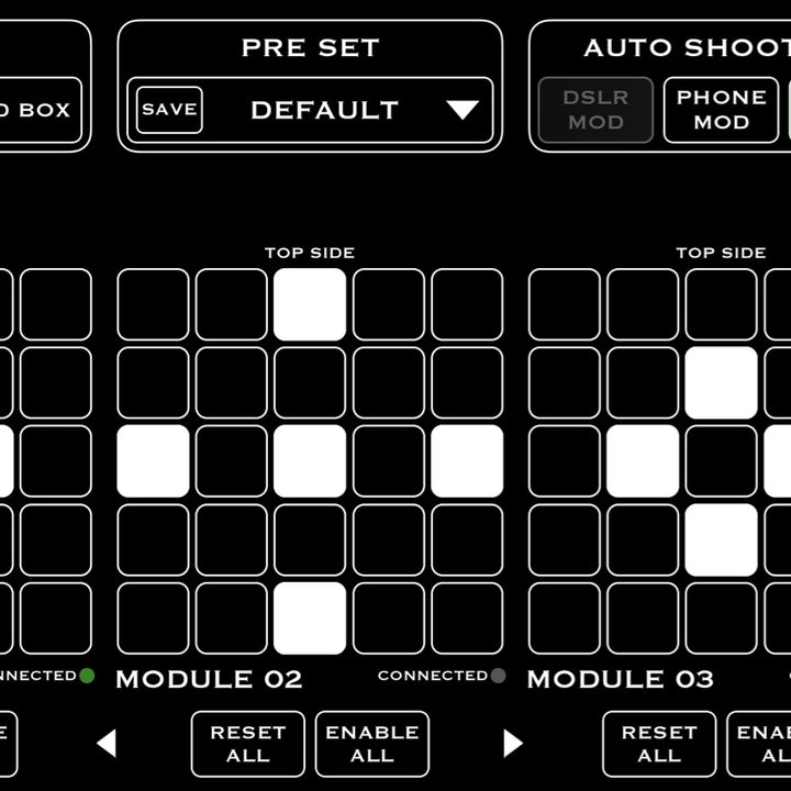 photon light module system hands on app screen 2
