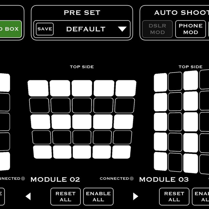 photon light module system hands on app screen 4