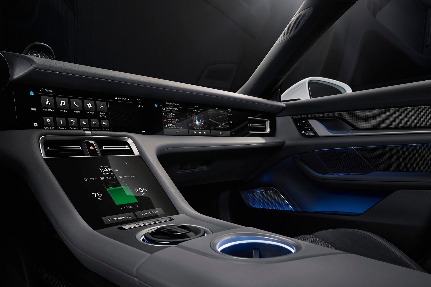 2020 porsche taycan price performance range interior preview 823 3