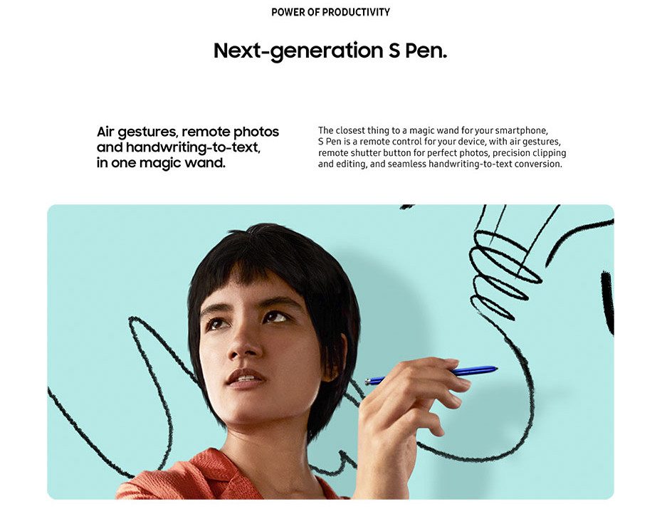 samsung galaxy note 10 marketing materials leak s pen