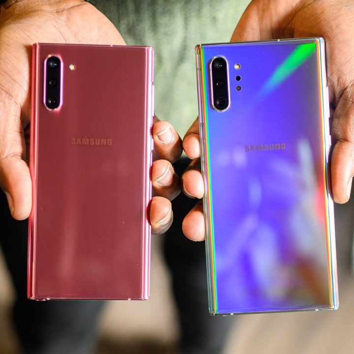 Samsung Galaxy Note 10 and 10 Plus
