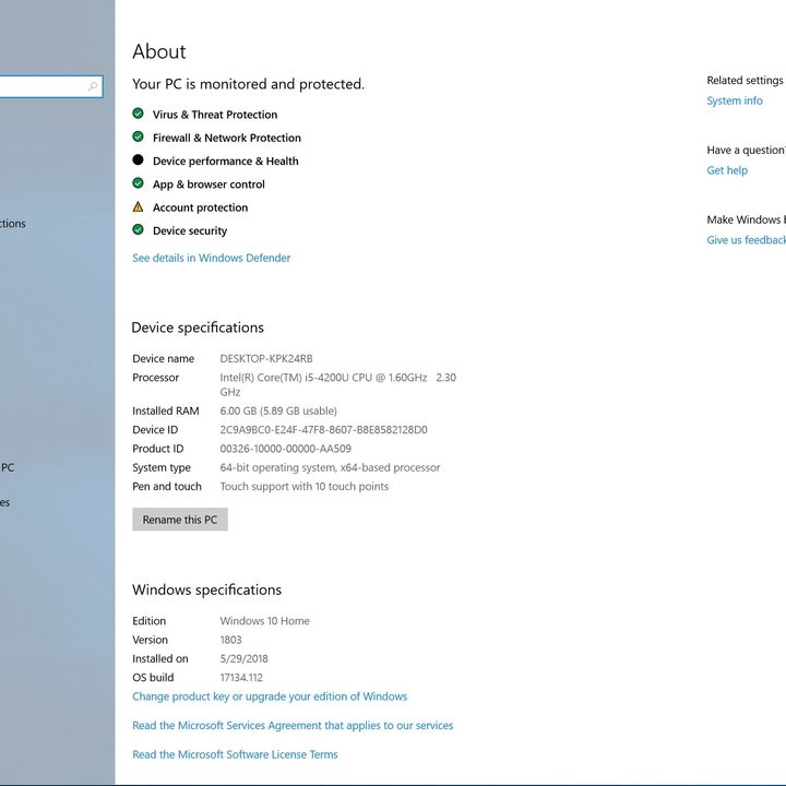 Updating Windows 10 Versions Step 1a
